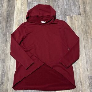 Burgundy Aakasha Hooded Pullover